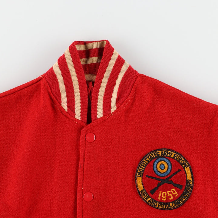 50's COANE PHILA-PA Wool Stadium Jacket Award Jacket Varsity Jacket Men's S Vintage /evb002769