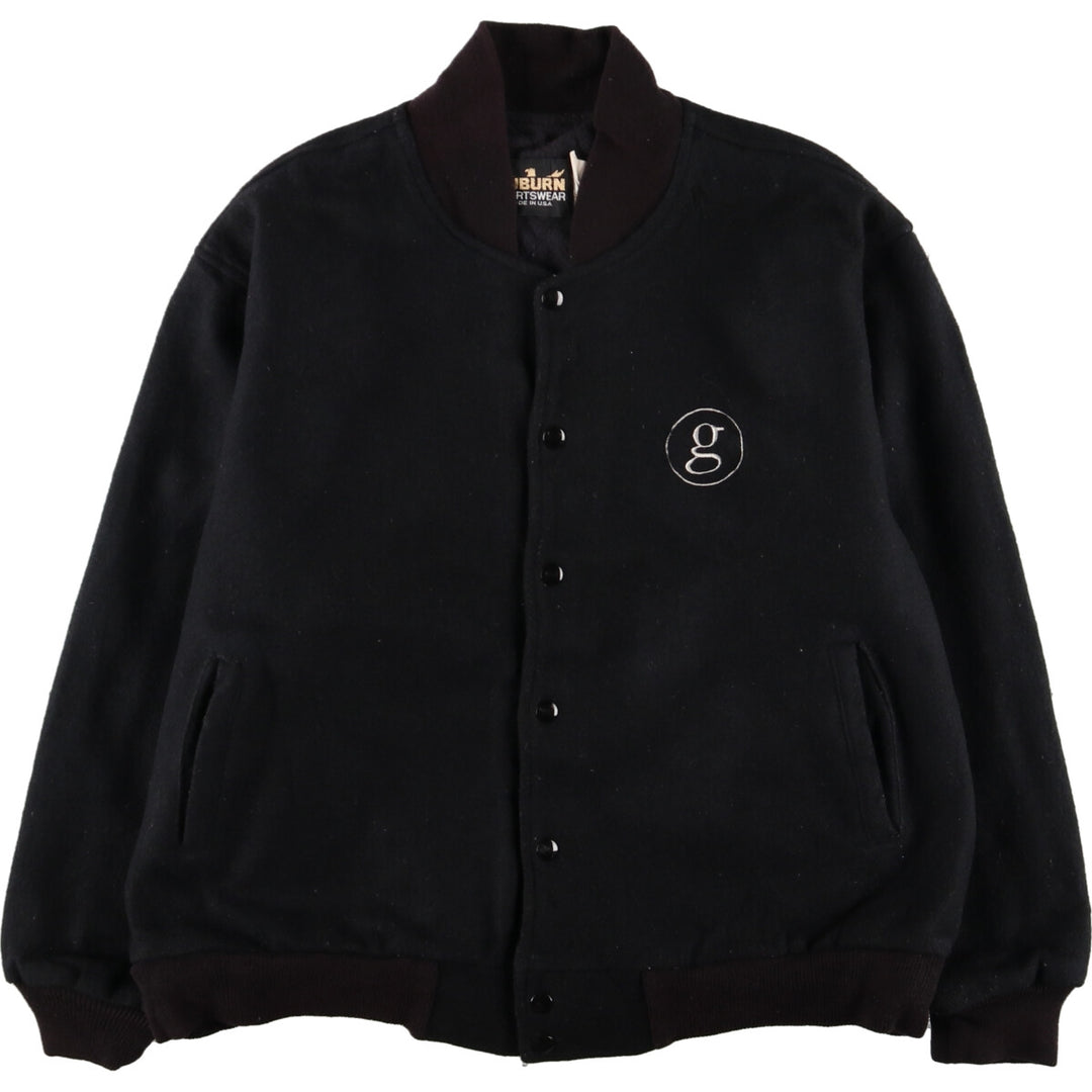 90'S AUBURN SPORTSWEAR Wool Stadium Jacket Award Jacket Varsity Jacket Made in USA Men's XL Vintage /evb002830