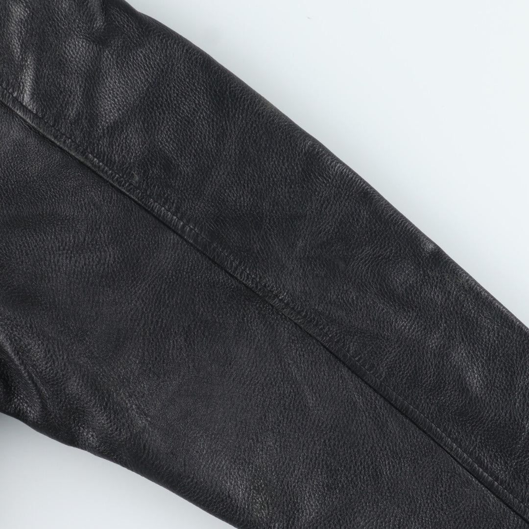 90'S CANADA SPORTSWEAR Leather Sleeve Wool Stadium Jacket Award Jacket Varsity Jacket Made in Canada Men's XL /evb002862