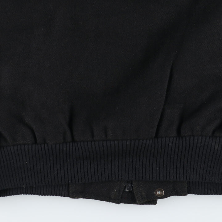 90'S CANADA SPORTSWEAR Leather Sleeve Wool Stadium Jacket Award Jacket Varsity Jacket Made in Canada Men's XL /evb002862