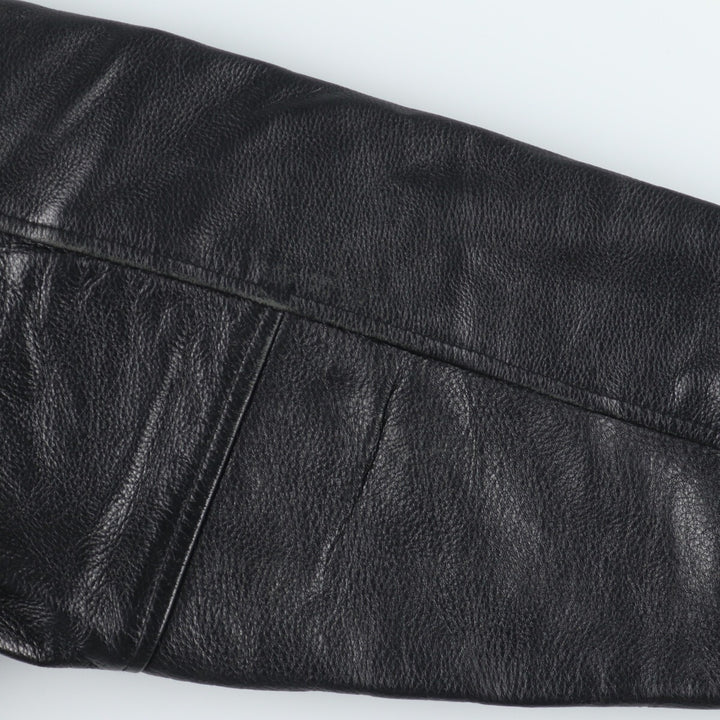 90'S CANADA SPORTSWEAR Leather Sleeve Wool Stadium Jacket Award Jacket Varsity Jacket Made in Canada Men's XL /evb002862