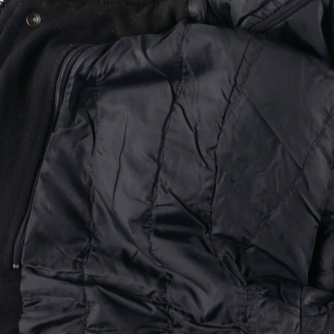 90'S CANADA SPORTSWEAR Leather Sleeve Wool Stadium Jacket Award Jacket Varsity Jacket Made in Canada Men's XL /evb002862