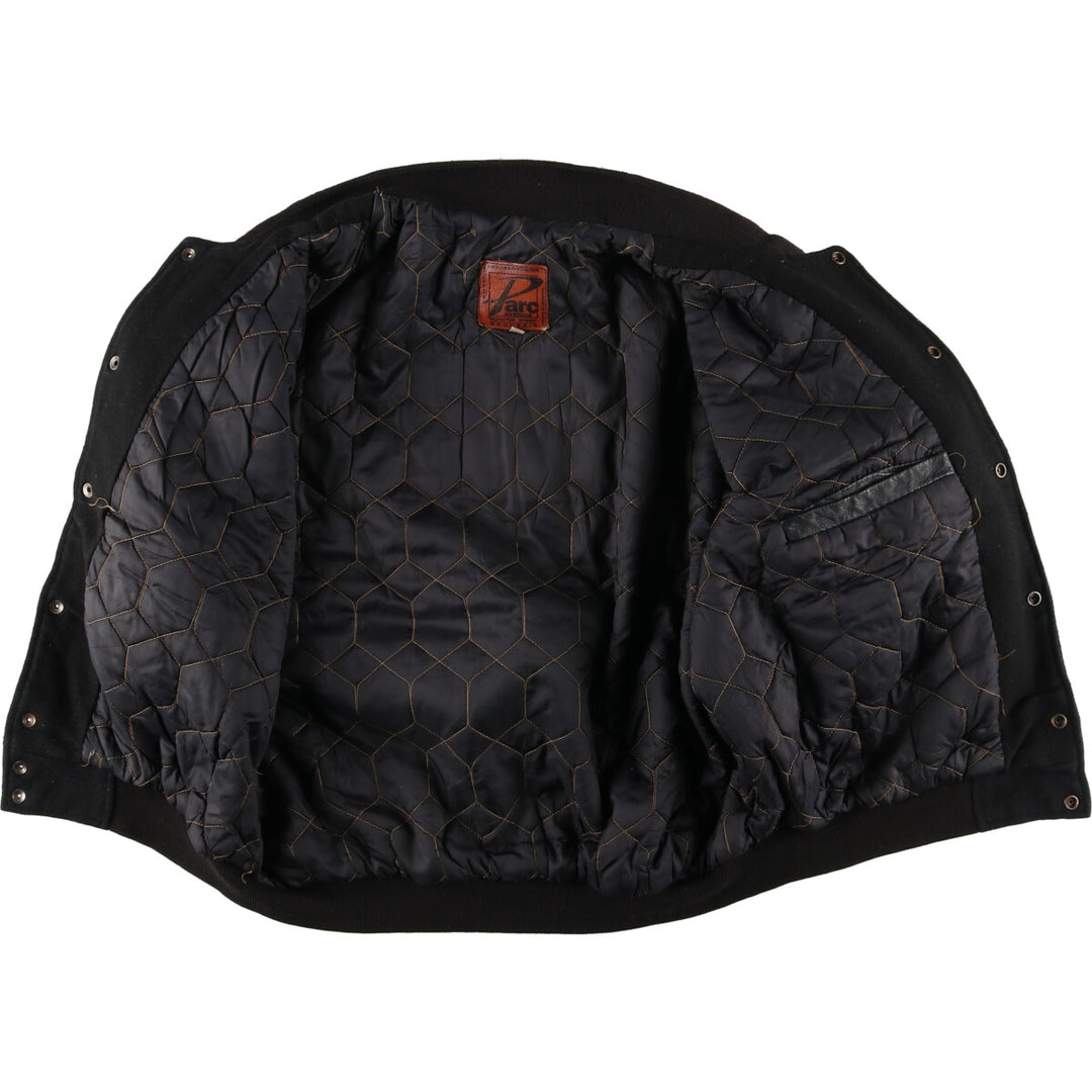 PARC AVENUE JBL Wool Leather Sleeve Stadium Jacket Award Jacket Varsity Jacket Men's L size /evb002863