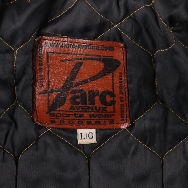 PARC AVENUE JBL Wool Leather Sleeve Stadium Jacket Award Jacket Varsity Jacket Men's L size /evb002863