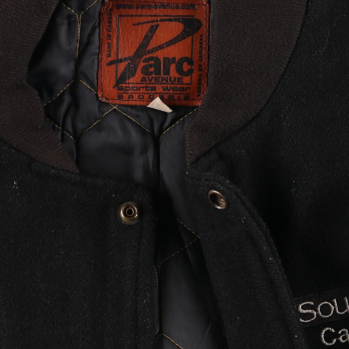 PARC AVENUE JBL Wool Leather Sleeve Stadium Jacket Award Jacket Varsity Jacket Men's L size /evb002863