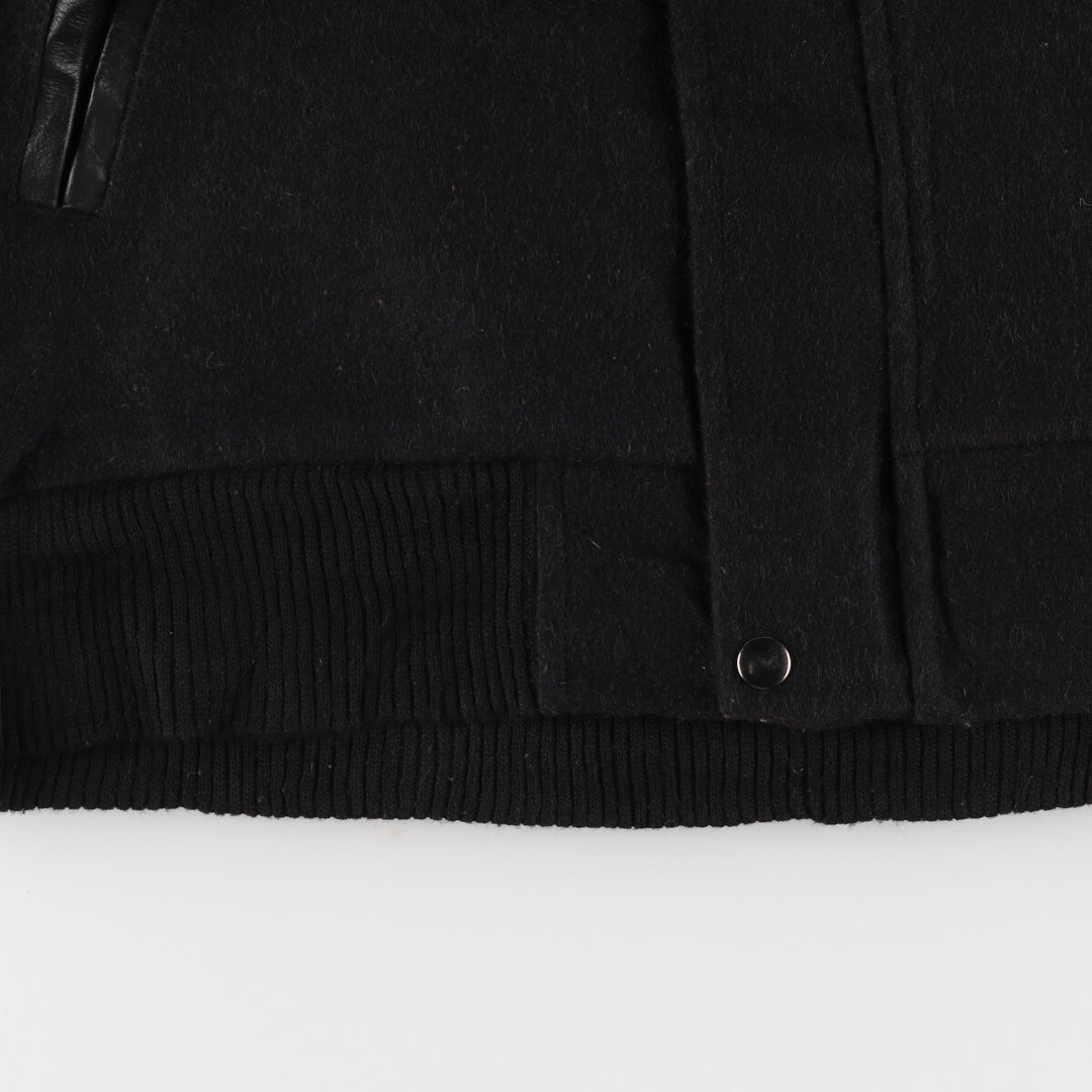 CONCORD COORDINATES Leather Sleeve Wool Jacket Made in Canada Men's XL /evb002864