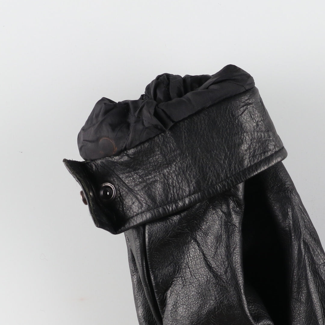 CONCORD COORDINATES Leather Sleeve Wool Jacket Made in Canada Men's XL /evb002864