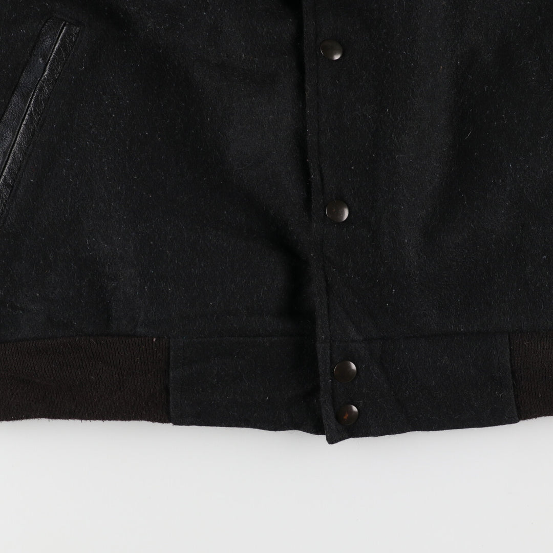 90'S UNION LINE Wool Leather Sleeve Stadium Jacket Award Jacket Varsity Jacket Made in USA Men's XL Vintage /evb002893