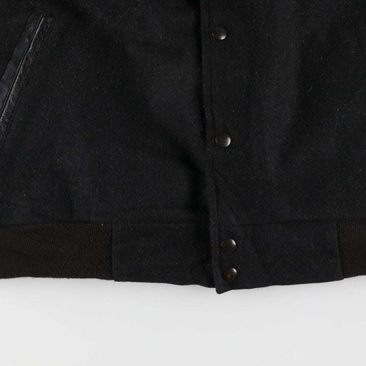 90'S UNION LINE Wool Leather Sleeve Stadium Jacket Award Jacket Varsity Jacket Made in USA Men's XL Vintage /evb002893