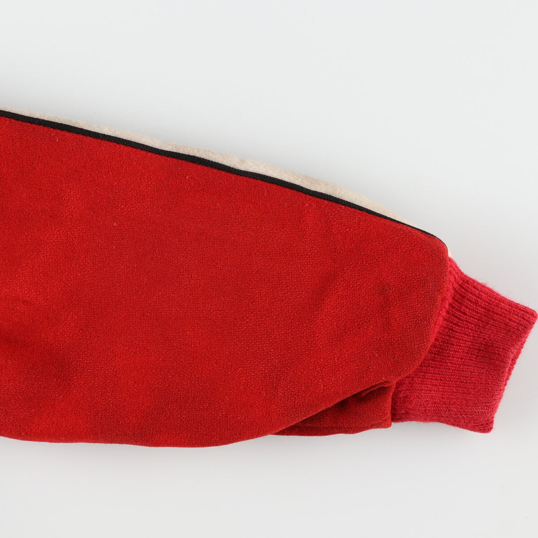 70's THE STANDARD PENMANT CO. Collared wool varsity jacket, award jacket, varsity jacket, men's L /evb002895