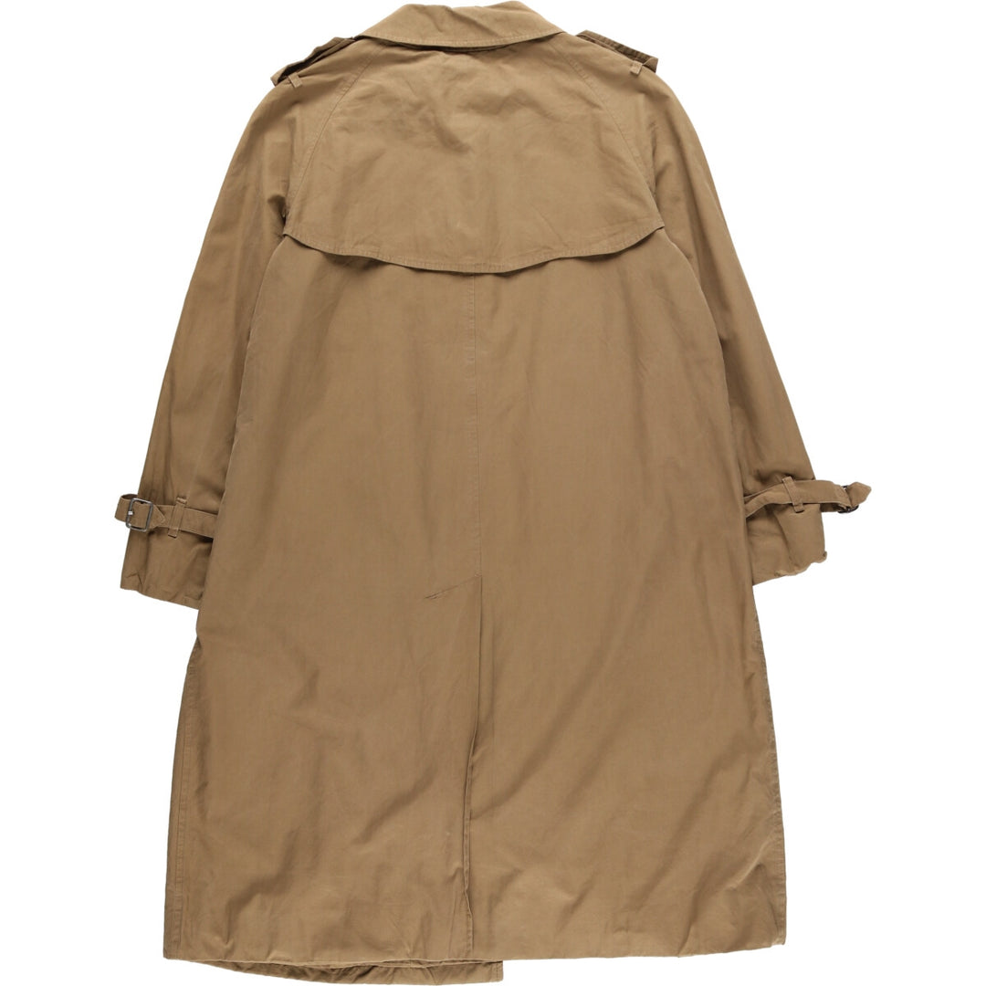 Burberry's 100% cotton Balmacaan coat, made in England, women's M /evb002903