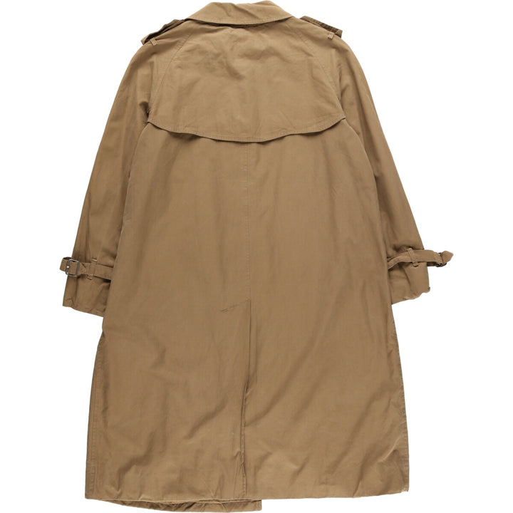 Burberry's 100% cotton Balmacaan coat, made in England, women's M /evb002903