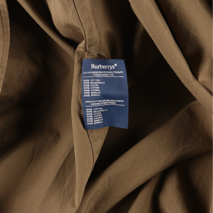 Burberry's 100% cotton Balmacaan coat, made in England, women's M /evb002903