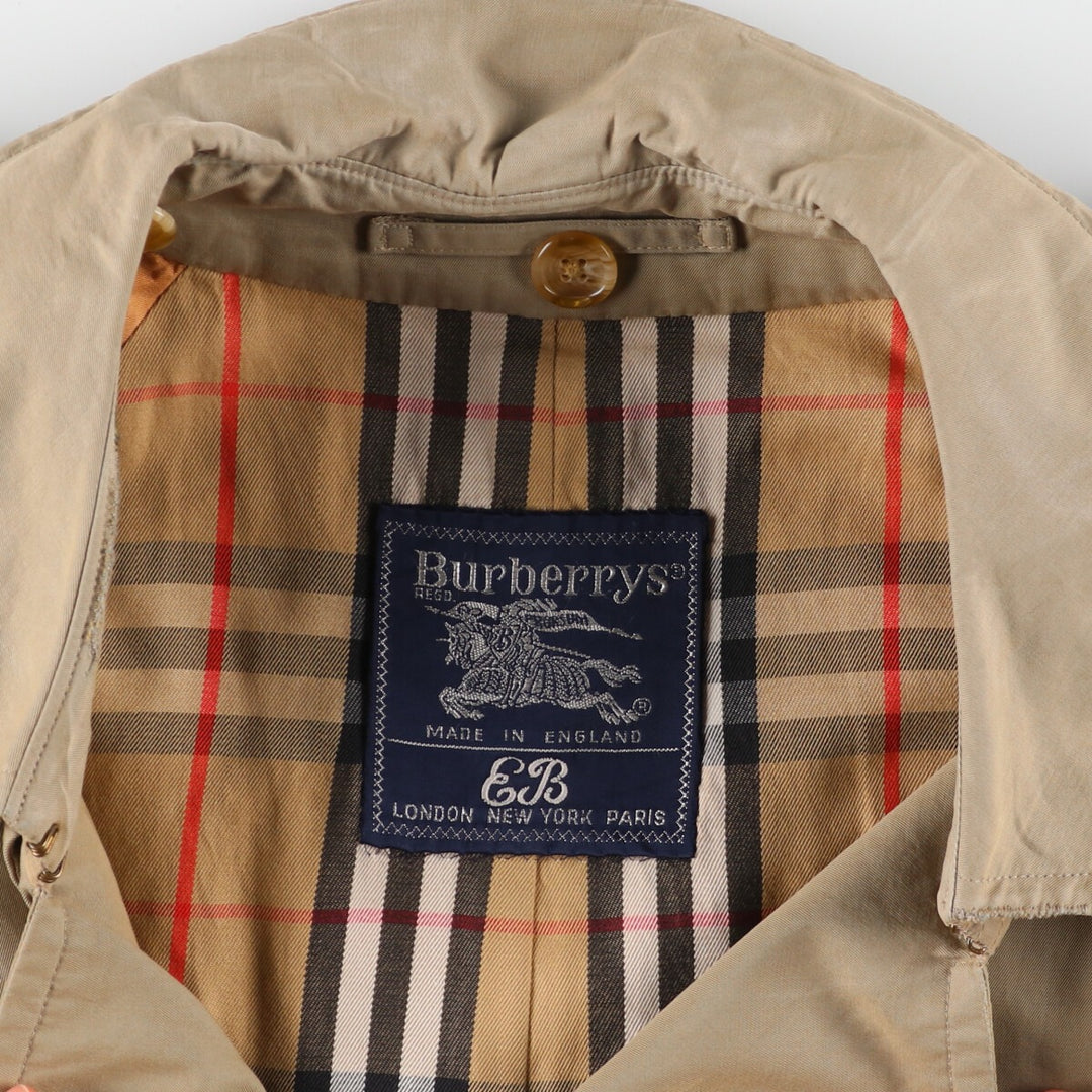 Burberry's trench coat made in England LONG 56 Men's XL /evb002911