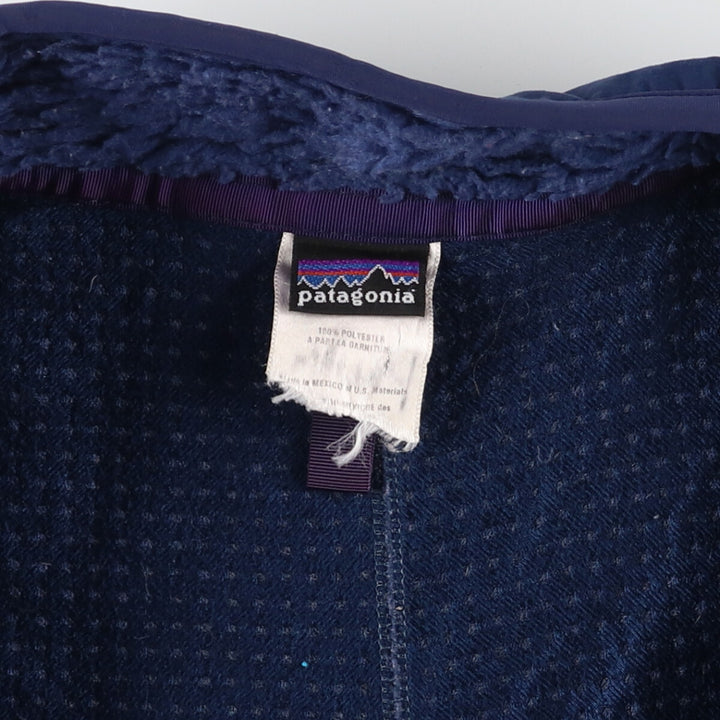 Patagonia Classic Retro X Cardigan Fleece Jacket, Women's, Size M, 2005 polyester navy blue type Vintage Second Hand