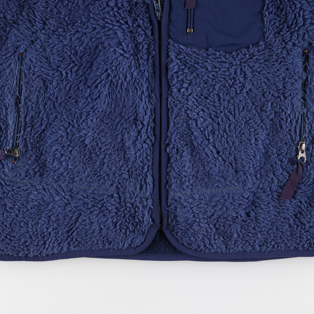 Patagonia Classic Retro X Cardigan Fleece Jacket, Women's, Size M, 2005 polyester navy blue type Vintage Second Hand