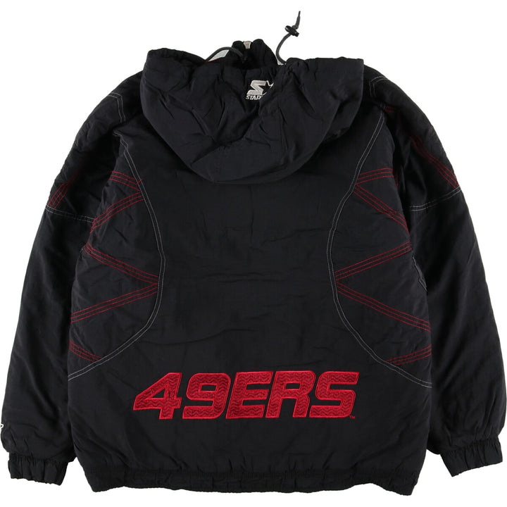 90'S Starter NFL SAN FRANCISCO 49ERS San Francisco 49ers padded hoodie, men's XL /evb003065