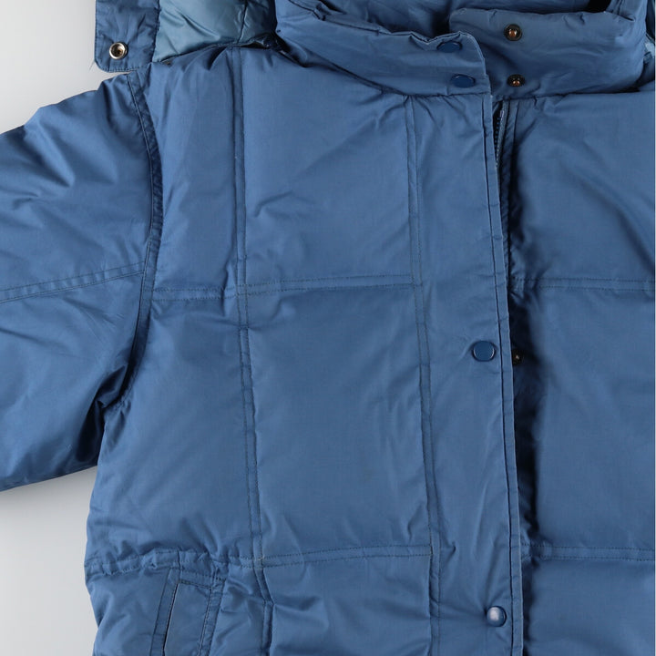 90'S Eddie Bauer Goose Down Coat, Women's, Size L, Vintage polyester Blue type light blue Vintage Second Hand