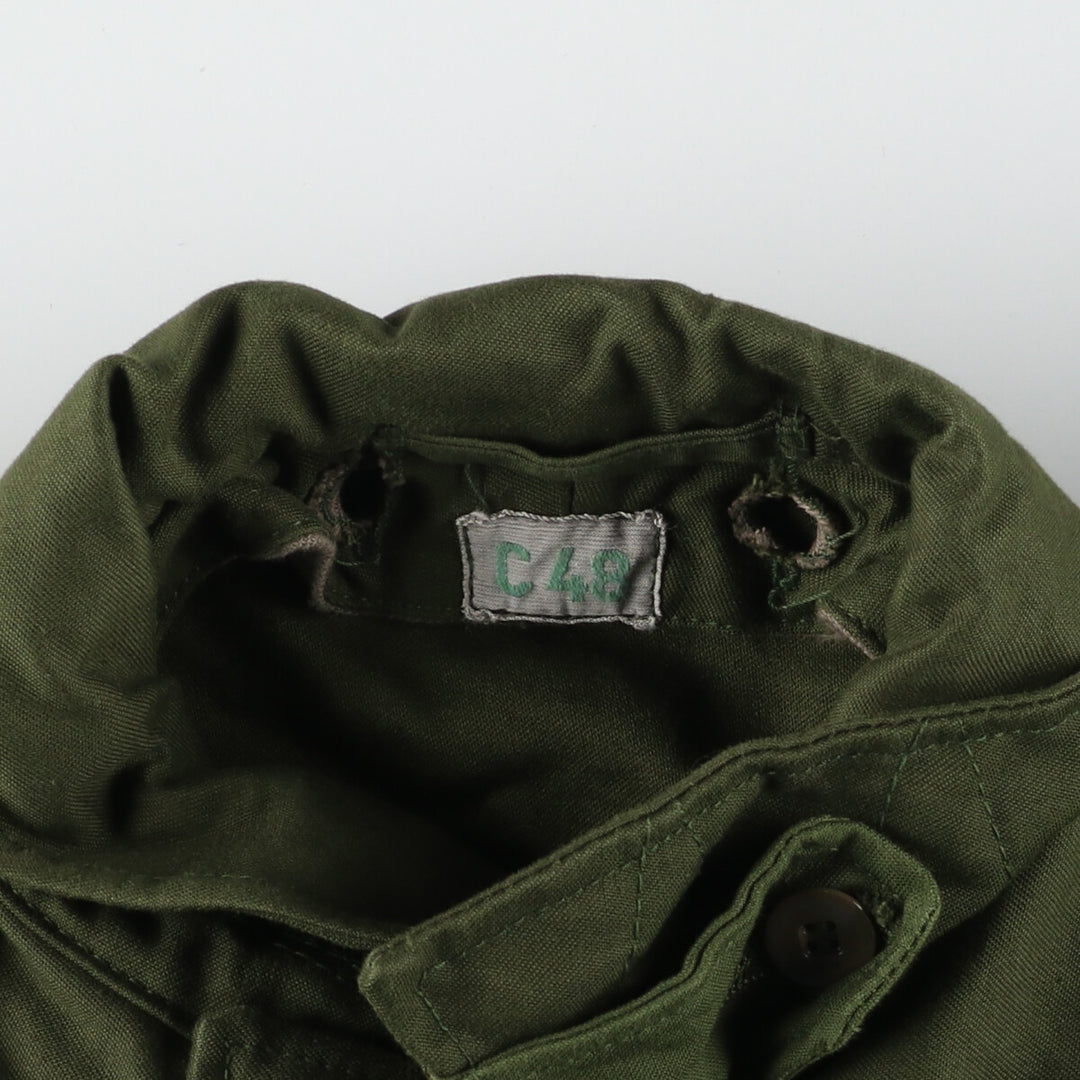 Swedish military genuine M-59 military field coat C48 men's L /evb003069