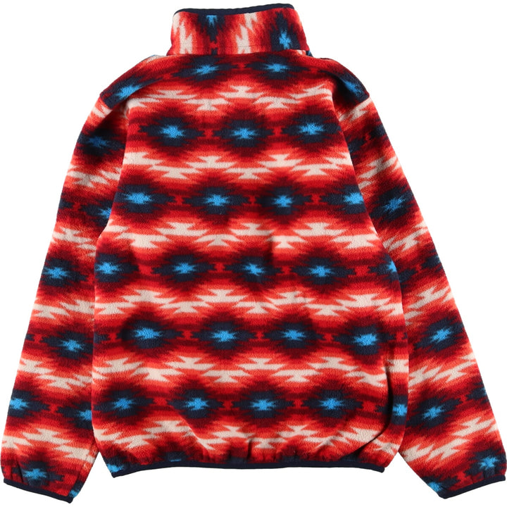 2015 Patagonia Synchilla Snap Tee (STY25455FA15) - Women's Size Small polyester multicolor Vintage Second Hand