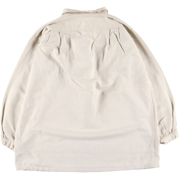 1940'S HALLES VILLETTE Butcher Smock Herringbone Euro Work Jacket Men's L Vintage /evb003144