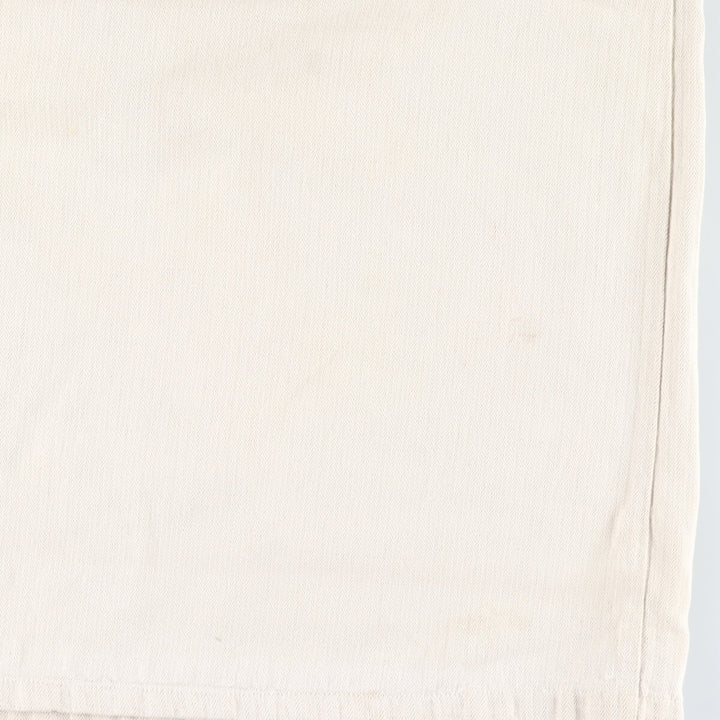 1940'S HALLES VILLETTE Butcher Smock Herringbone Euro Work Jacket Men's L Vintage /evb003144