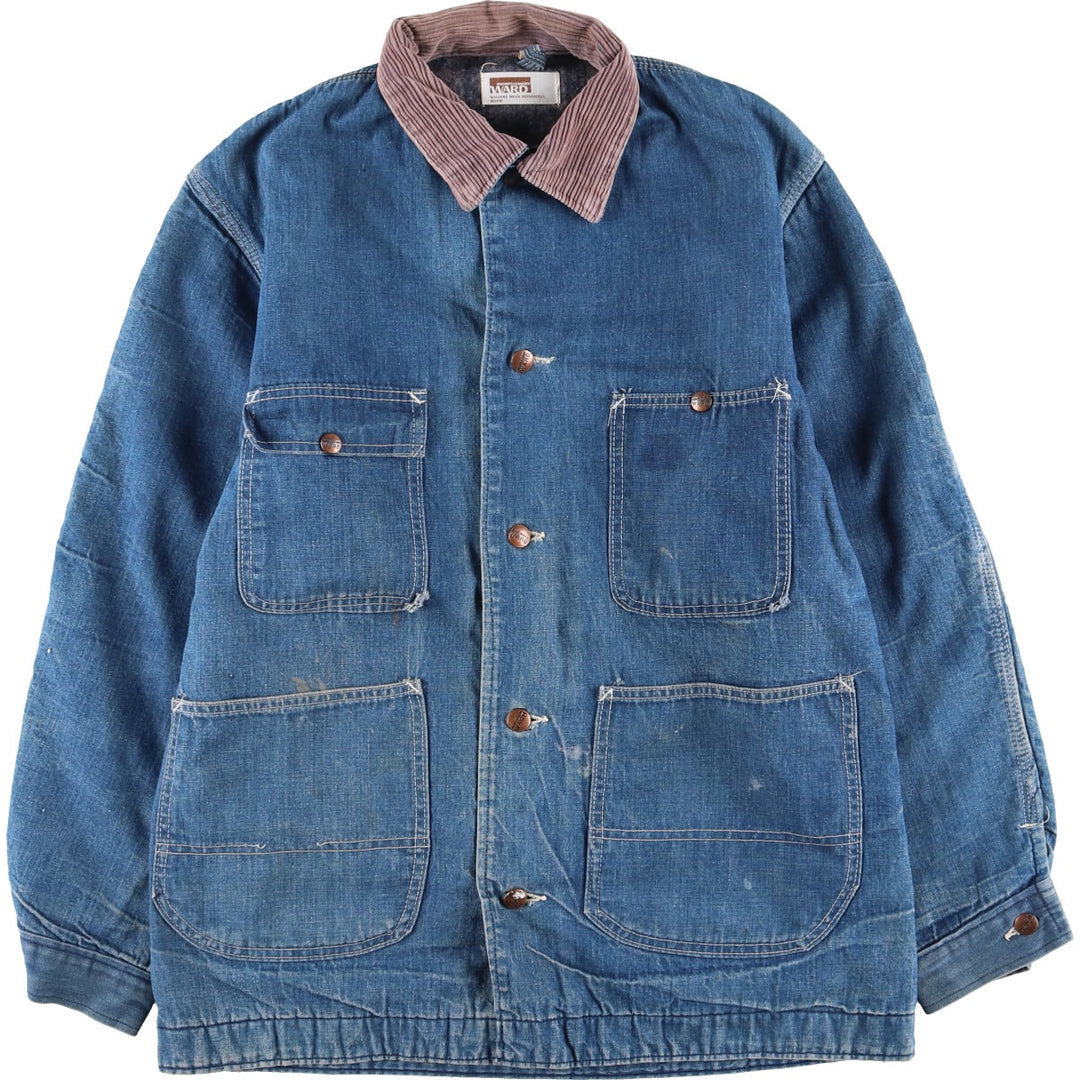 70'S Montgomery Ward Denim Coveralls Men's M Vintage /evb003180