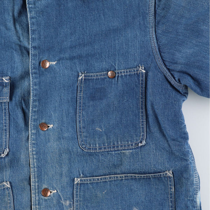 70'S Montgomery Ward Denim Coveralls Men's M Vintage /evb003180