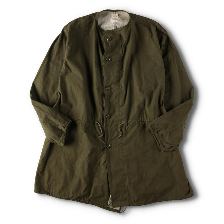 1960'S US Army genuine gas protective coat, military overcoat, made in USA, MEDIUM, men's L, vintage /evb003275