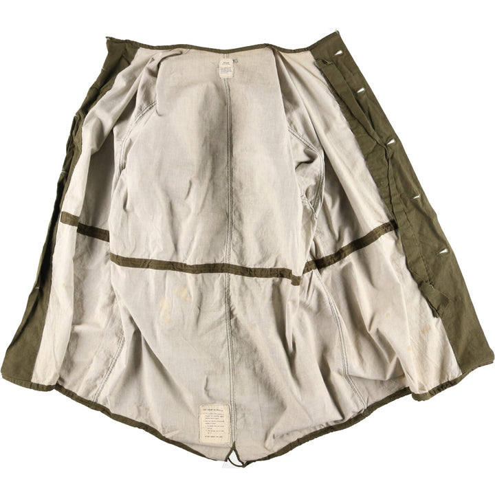 1960'S US Army genuine gas protective coat, military overcoat, made in USA, MEDIUM, men's L, vintage /evb003275