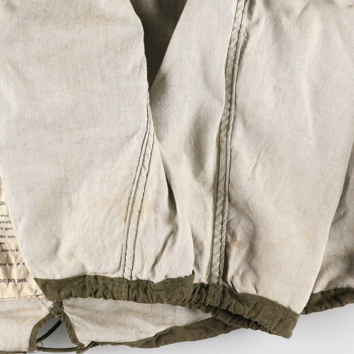 1960'S US Army genuine gas protective coat, military overcoat, made in USA, MEDIUM, men's L, vintage /evb003275