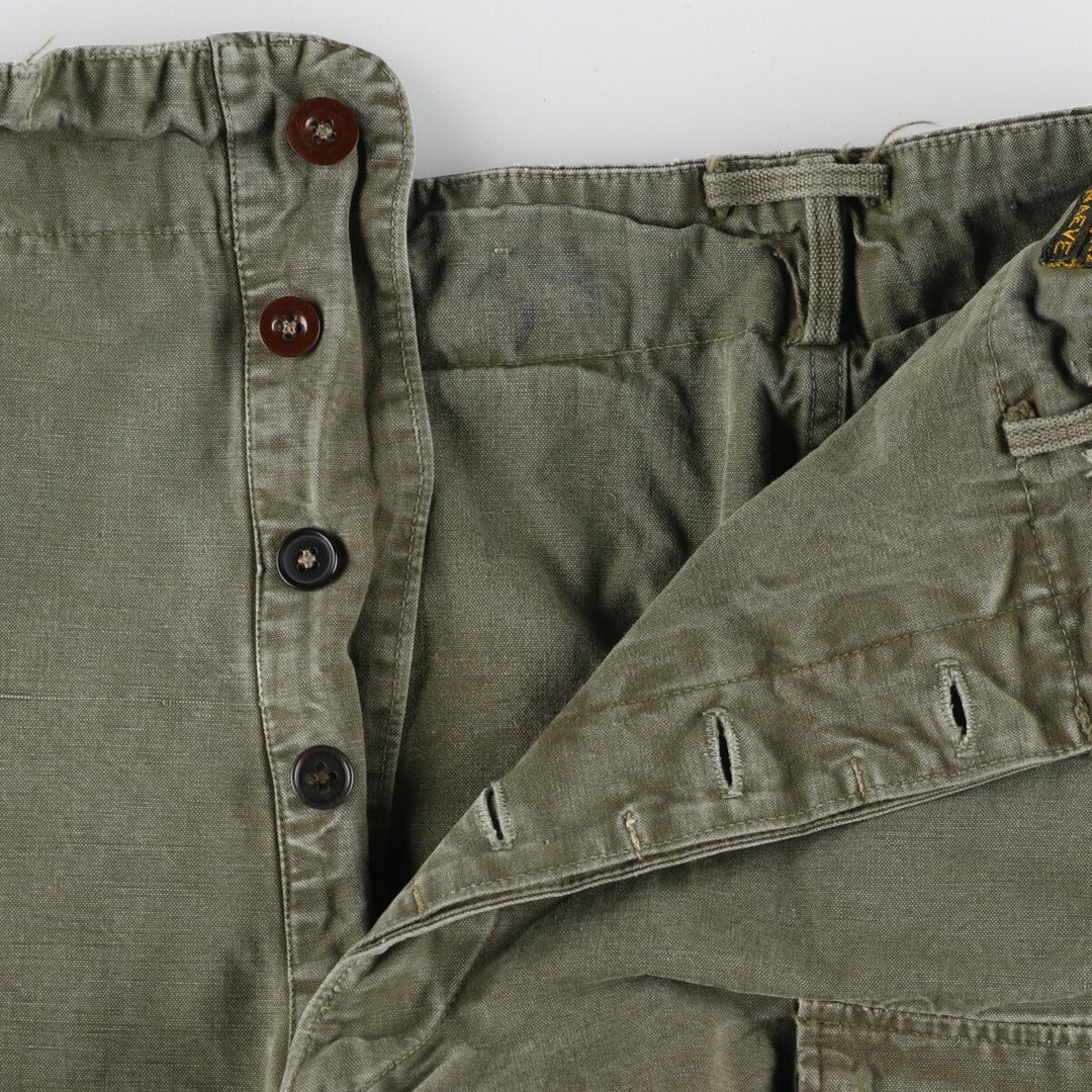 50'S Dutch military genuine double-face military cargo pants 78x80 men's w33 vintage /evb003337