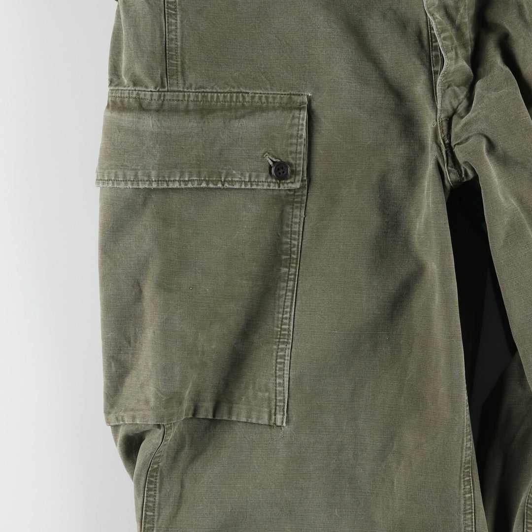 50'S Dutch military genuine double-face military cargo pants 78x80 men's w33 vintage /evb003337