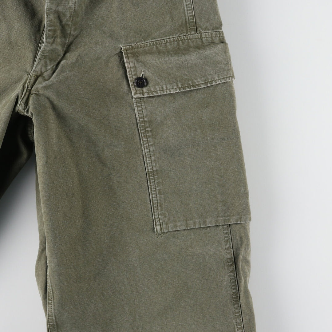50'S Dutch military genuine double-face military cargo pants 78x80 men's w33 vintage /evb003337