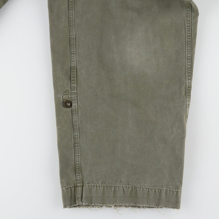 50'S Dutch military genuine double-face military cargo pants 78x80 men's w33 vintage /evb003337