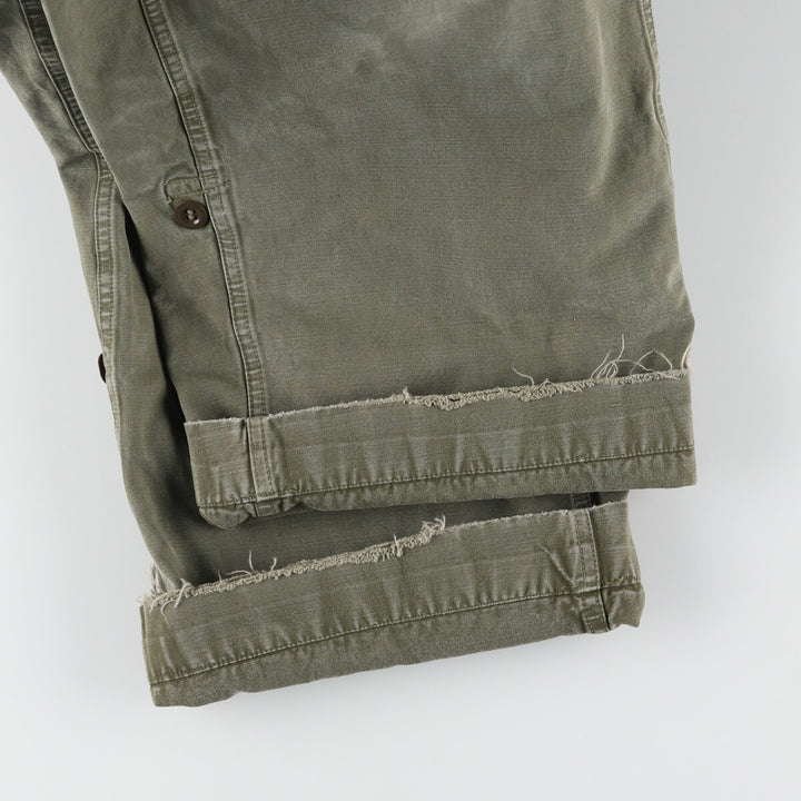 50'S Dutch military genuine double-face military cargo pants 78x80 men's w33 vintage /evb003337