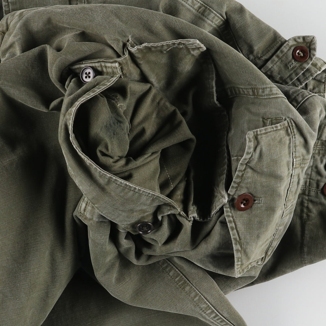 50'S Dutch military genuine double-face military cargo pants 78x80 men's w33 vintage /evb003337
