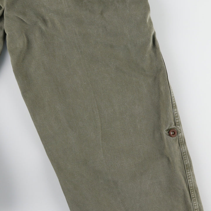 50'S Dutch military genuine double-face military cargo pants 78x80 men's w33 vintage /evb003337