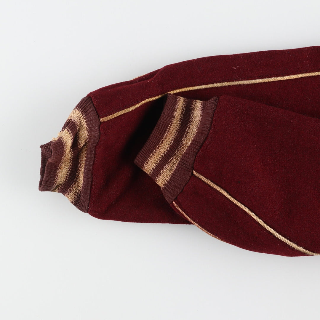 50'S WHITE BEAR Wool Stadium Jacket Award Jacket Varsity Jacket Men's S Vintage /evb003345