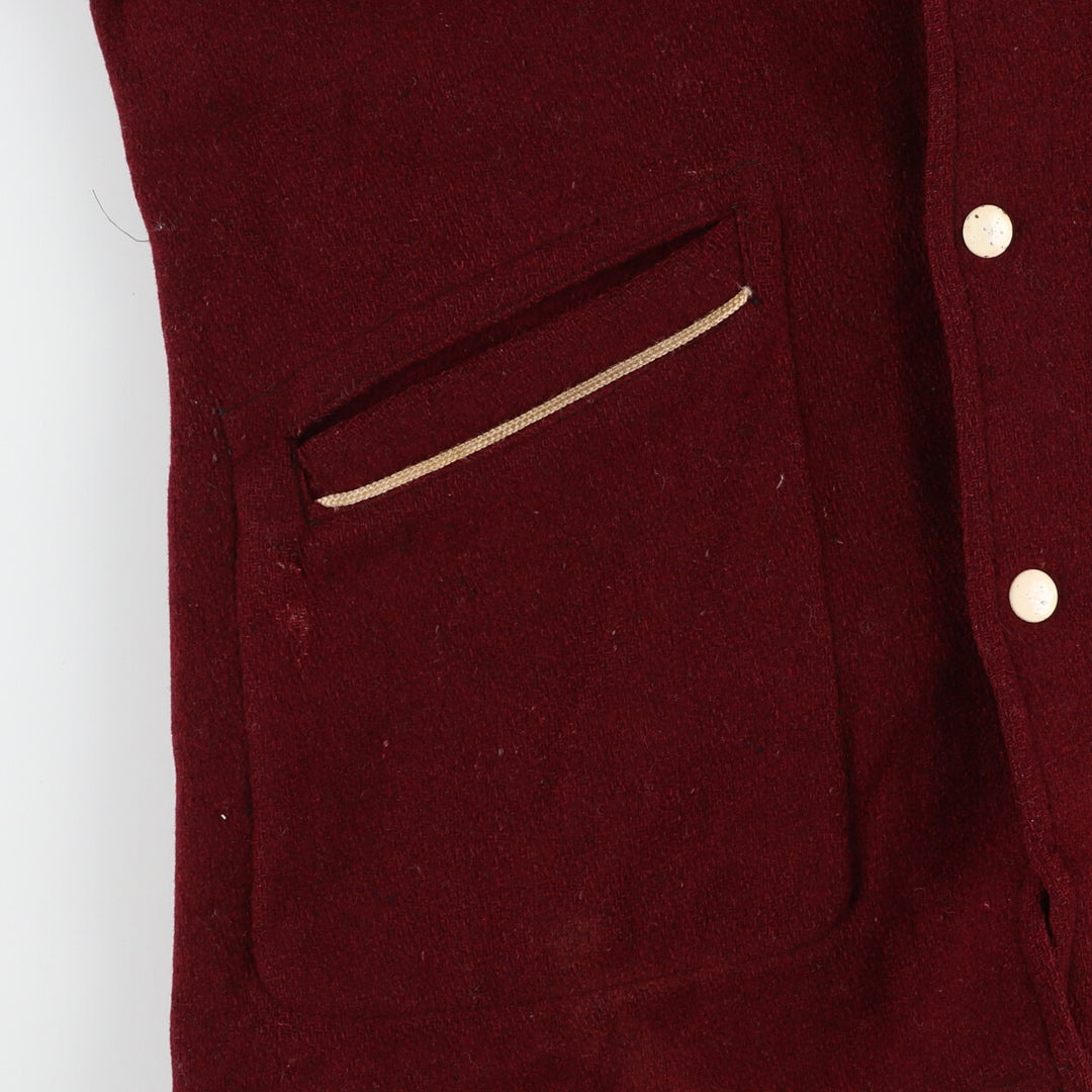 50'S WHITE BEAR Wool Stadium Jacket Award Jacket Varsity Jacket Men's S Vintage /evb003345