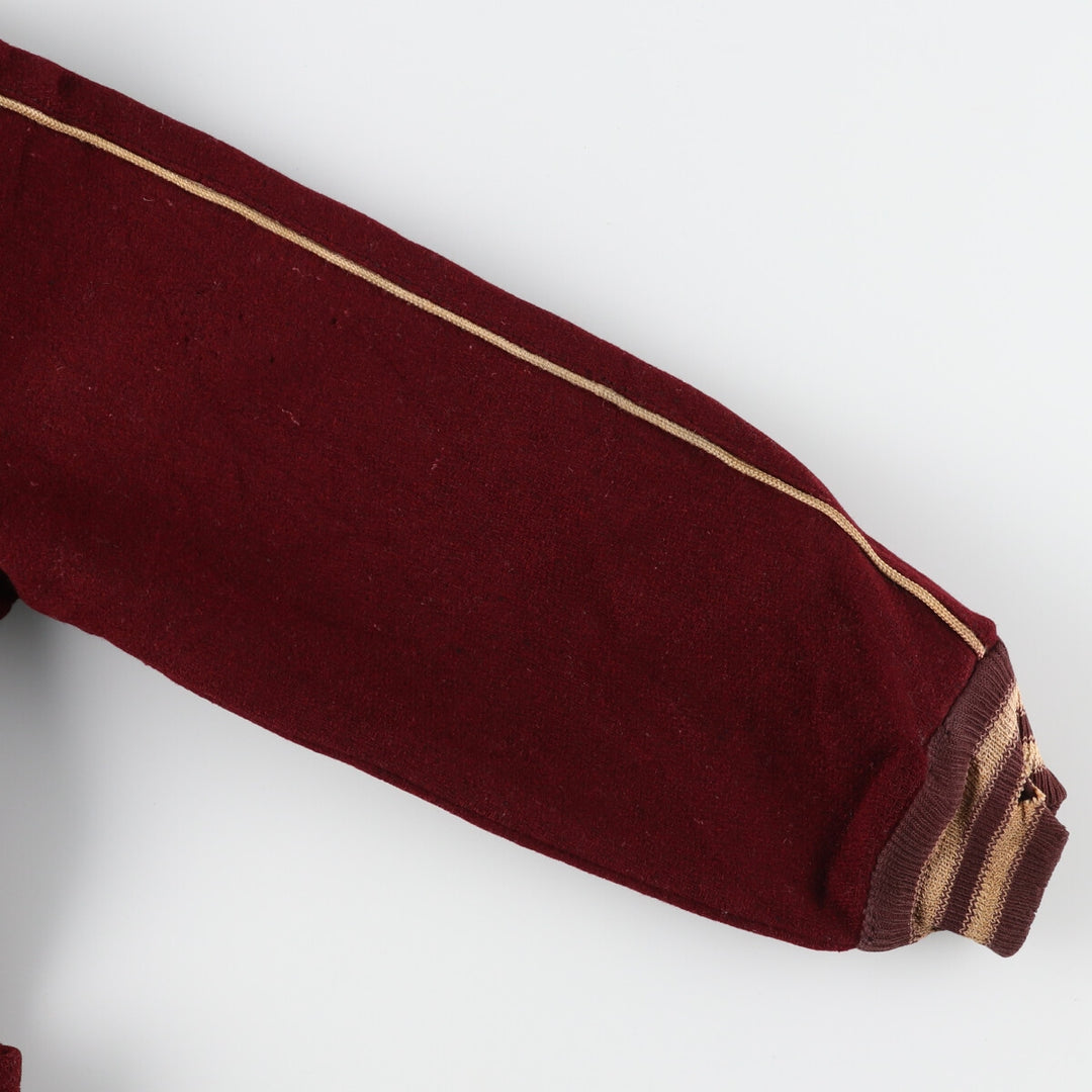 50'S WHITE BEAR Wool Stadium Jacket Award Jacket Varsity Jacket Men's S Vintage /evb003345