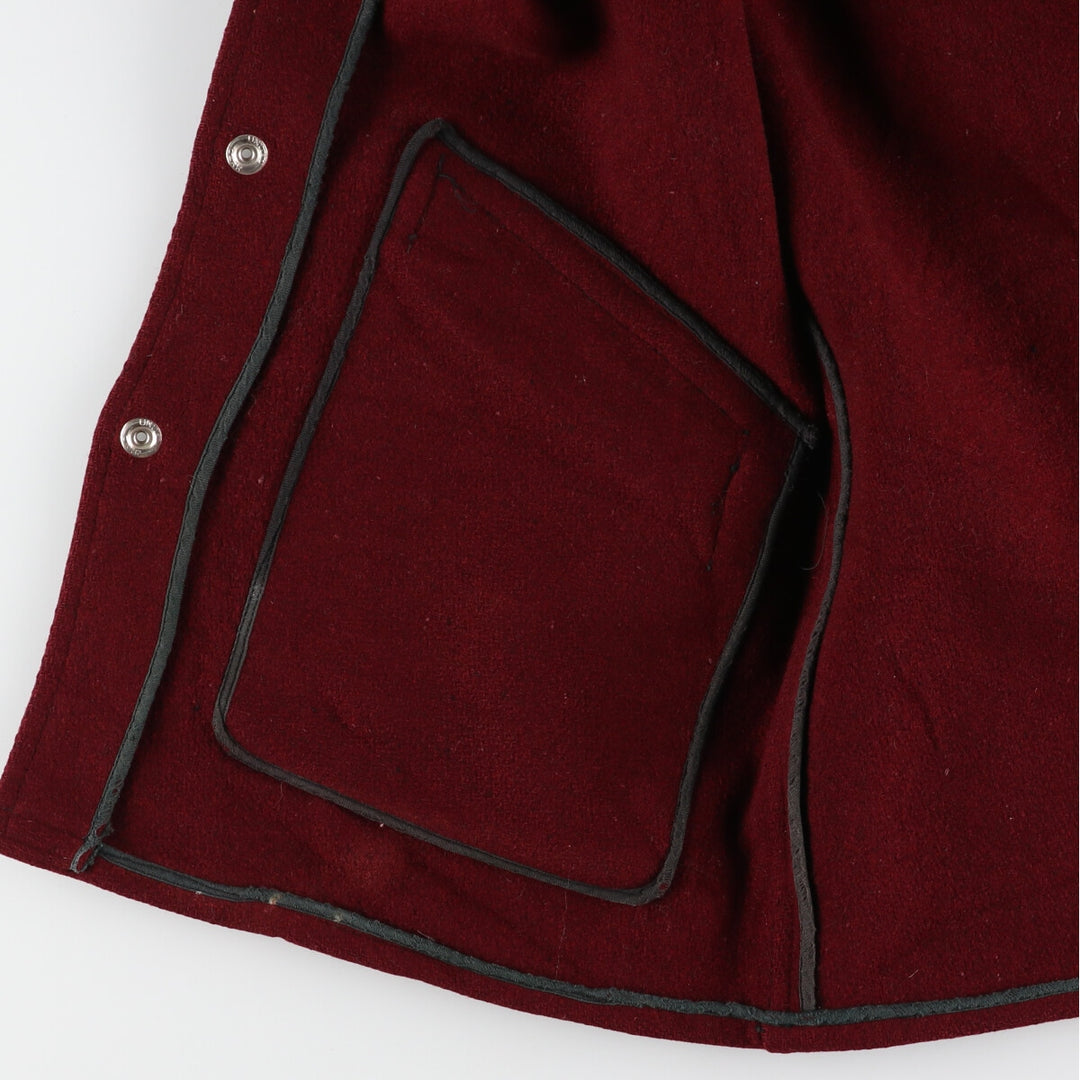 50'S WHITE BEAR Wool Stadium Jacket Award Jacket Varsity Jacket Men's S Vintage /evb003345