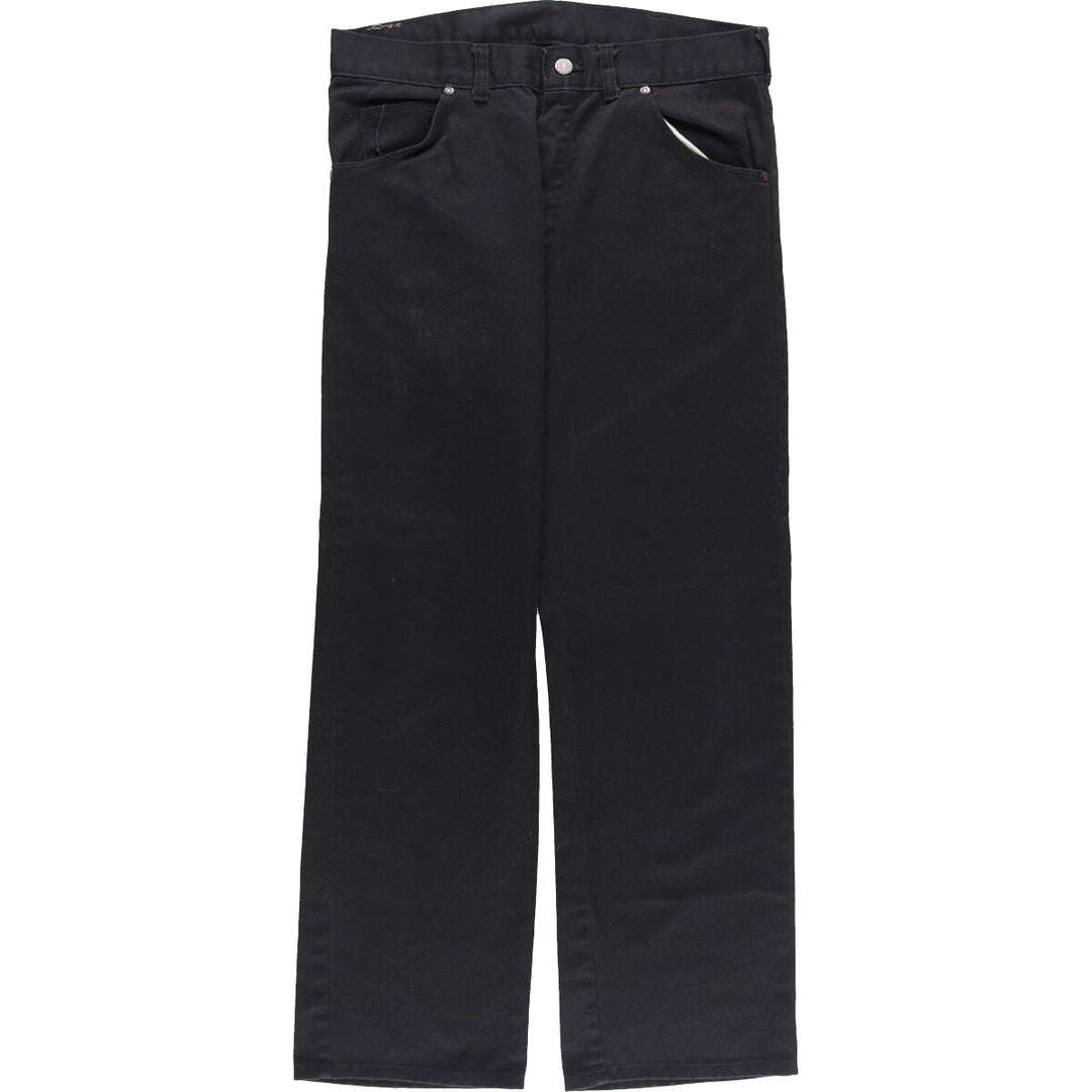 80'S BIG YANK Black Denim Pants Made in USA Men's w34 Vintage /evb003394