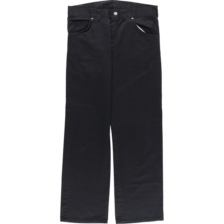 80'S BIG YANK Black Denim Pants Made in USA Men's w34 Vintage /evb003394