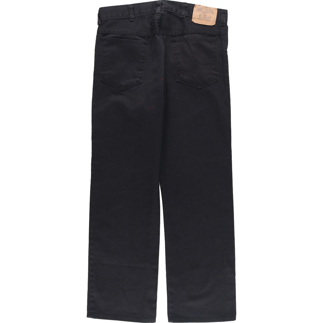 80'S BIG YANK Black Denim Pants Made in USA Men's w34 Vintage /evb003394