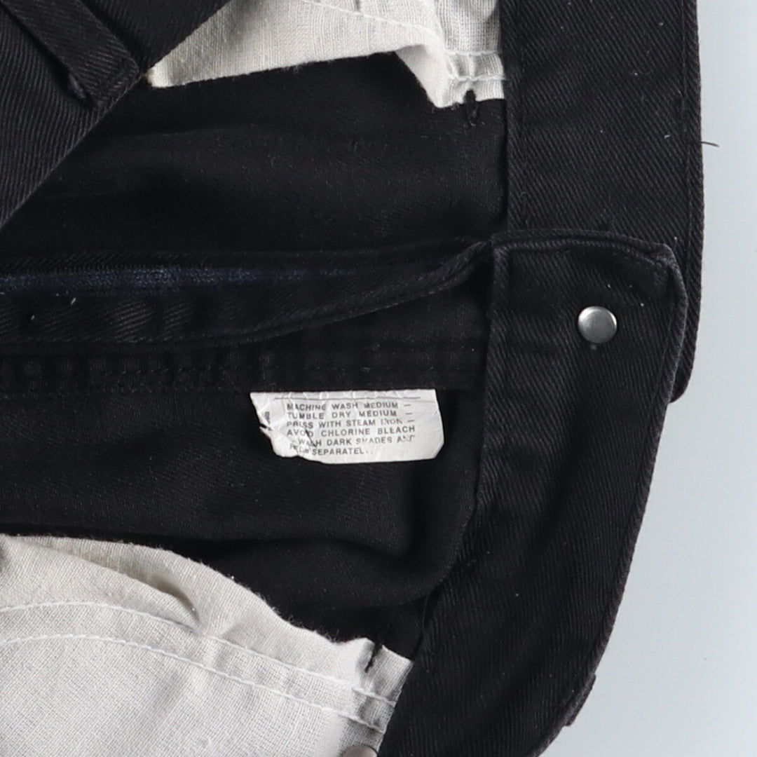 80'S BIG YANK Black Denim Pants Made in USA Men's w34 Vintage /evb003394