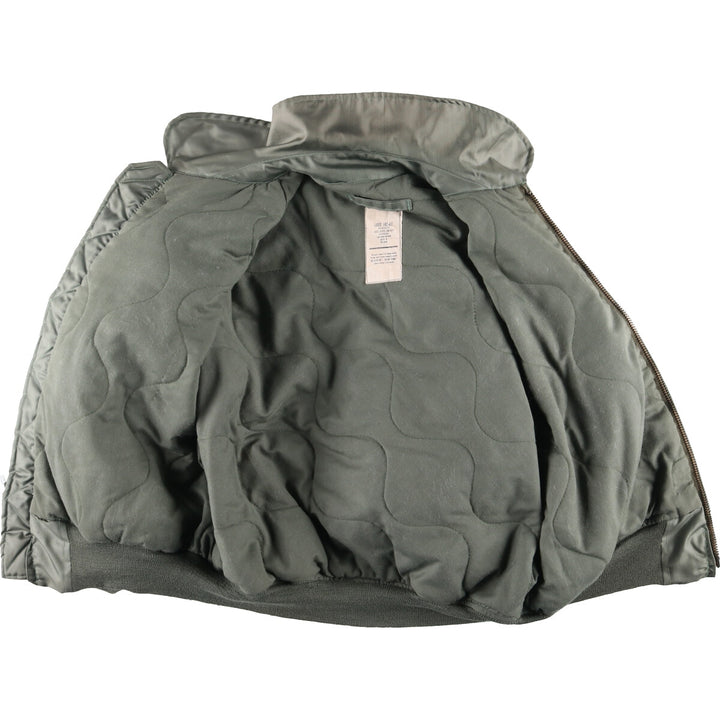 1989 delivery, genuine US military CWU-45/P military flight jacket, made in USA, LARGE (42-44), men's L, vintage /evb003416