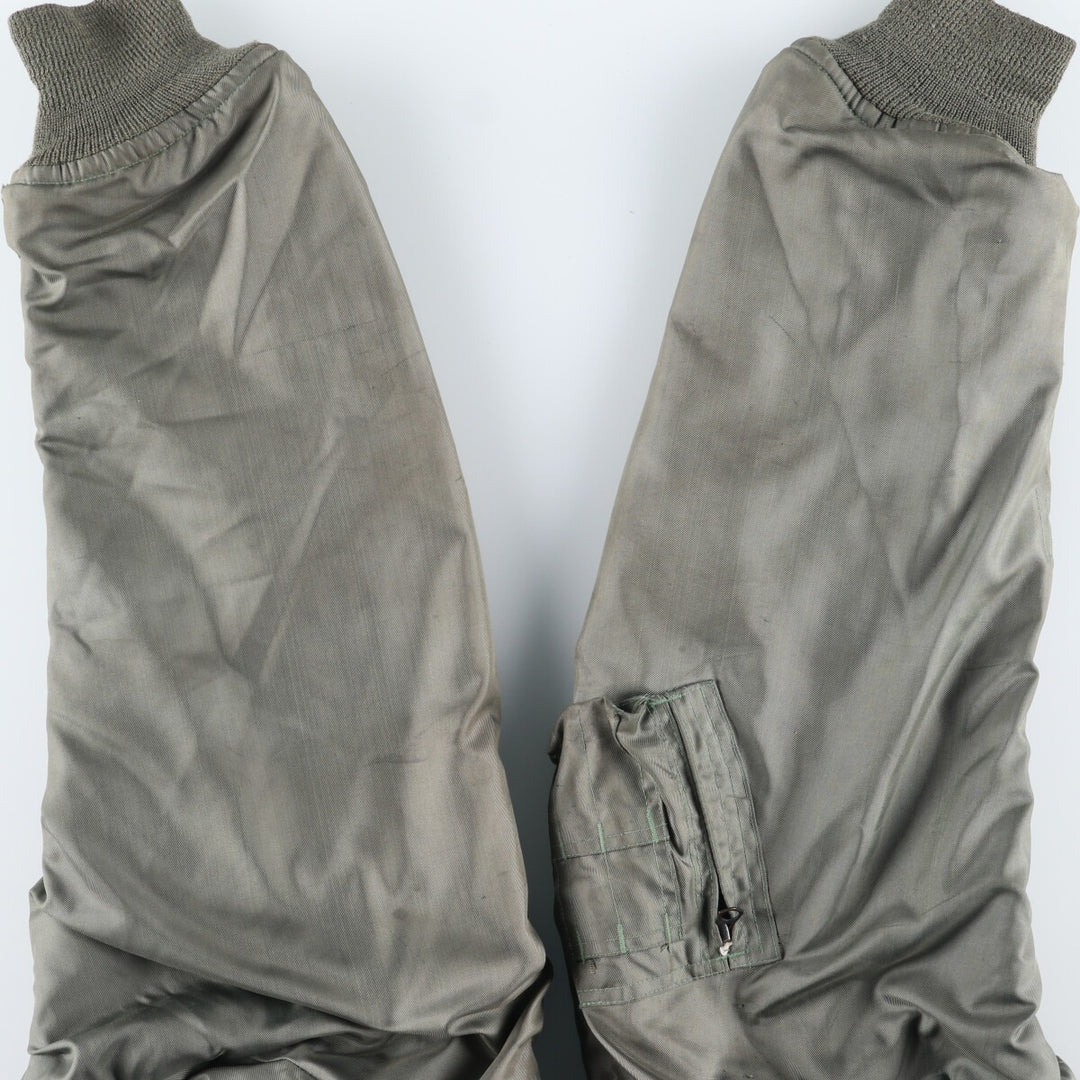 1989 delivery, genuine US military CWU-45/P military flight jacket, made in USA, LARGE (42-44), men's L, vintage /evb003416