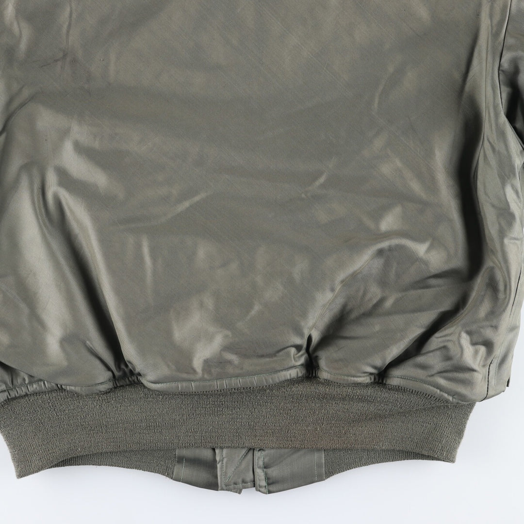 1989 delivery, genuine US military CWU-45/P military flight jacket, made in USA, LARGE (42-44), men's L, vintage /evb003416