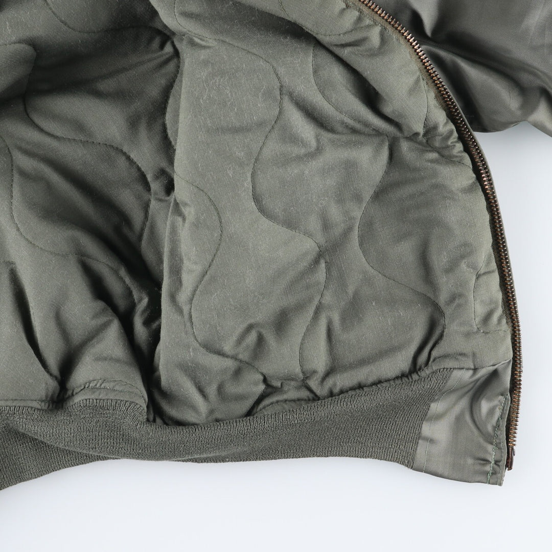 1989 delivery, genuine US military CWU-45/P military flight jacket, made in USA, LARGE (42-44), men's L, vintage /evb003416